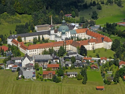 Foto: architektonische monumente, Kloster Ettal, Bayern