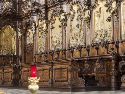 Foto: architektonische monumente, Klosterkirche und Basilika Ottobeuren, Bayern