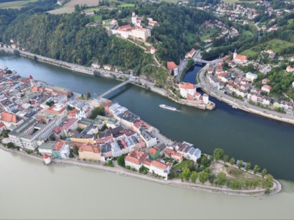 Foto: parks und unterhaltungsorte, andere plätze, Dreiflüsseeck, Bayern