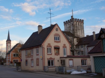 Foto: architektonische monumente, schlösser, burgen und paläste, Mindelheim, Bayern