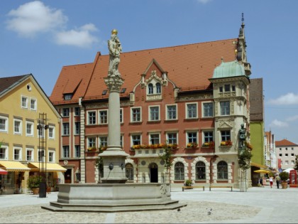 Foto: architektonische monumente, schlösser, burgen und paläste, Mindelheim, Bayern