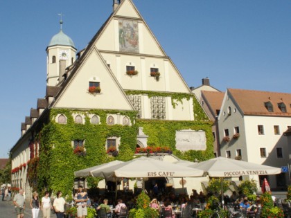 Foto: architektonische monumente, andere plätze, Marktplatz & Altes Rathaus, Bayern