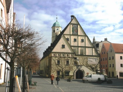 Foto: architektonische monumente, andere plätze, Marktplatz & Altes Rathaus, Bayern