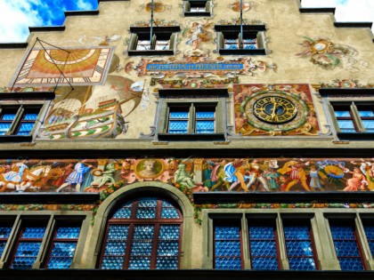 Foto: architektonische monumente, Altes Rathaus Lindau am Bodensee, Bayern