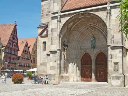 Foto: architektonische monumente, Dinkelsbühl Münster St. Georg, Bayern