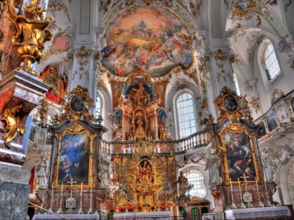 Foto: architektonische monumente, schlösser, burgen und paläste, Kloster Andechs, Bayern