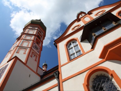 Foto: architektonische monumente, schlösser, burgen und paläste, Kloster Andechs, Bayern