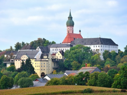 Foto: architektonische monumente, schlösser, burgen und paläste, Kloster Andechs, Bayern