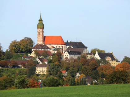 Foto: architektonische monumente, schlösser, burgen und paläste, Kloster Andechs, Bayern