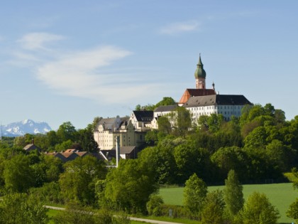 Foto: architektonische monumente, schlösser, burgen und paläste, Kloster Andechs, Bayern