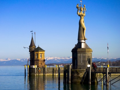 Foto: architektonische monumente, Imperia-Statue, Baden-Württemberg