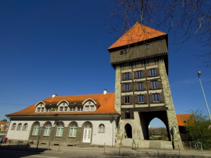 Foto: architektonische monumente, Rheintorturm, Baden-Württemberg