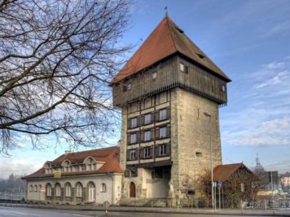 Foto: architektonische monumente, Rheintorturm, Baden-Württemberg