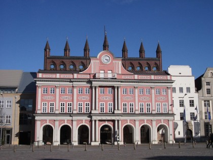 Foto: architektonische monumente, Rostocker Rathaus, Mecklenburg-Vorpommern
