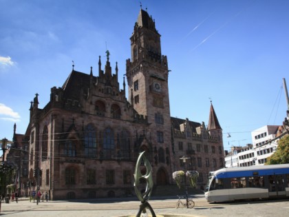 Foto: architektonische monumente, Rathaus St. Johann, Saarland