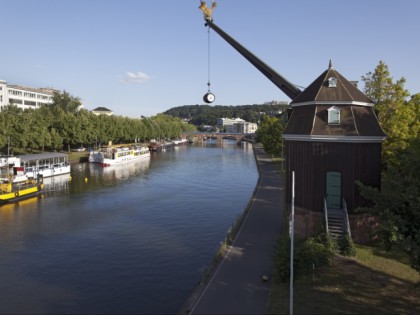 Foto: architektonische monumente, Saarkran, Saarland