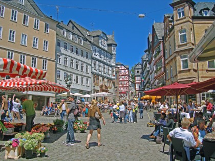 Foto: architektonische monumente, Marktplatz, Hessen