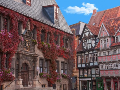 Foto: architektonische monumente, Altstadt Quedlinburg, Sachsen-Anhalt