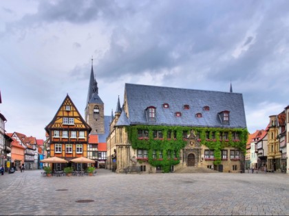 Foto: architektonische monumente, Altstadt Quedlinburg, Sachsen-Anhalt