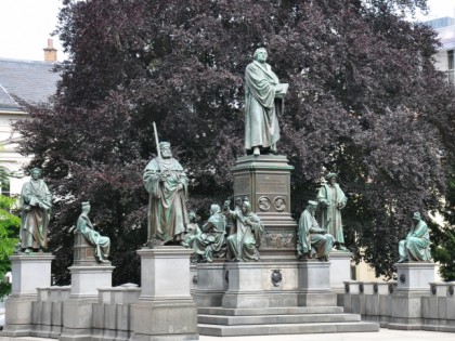 Foto: architektonische monumente, Lutherdenkmal, Rheinland-Pfalz